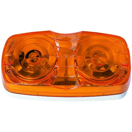 Peterson Incandescent Rectangular 4 Length x 2 Width x 118 Height Amber Lens V138A